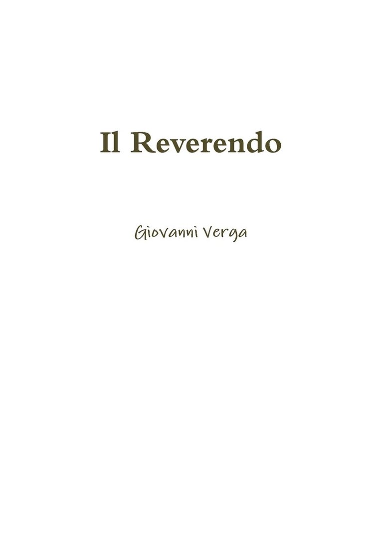 Reverendo