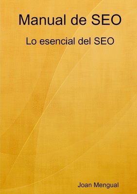 bokomslag Manual de SEO