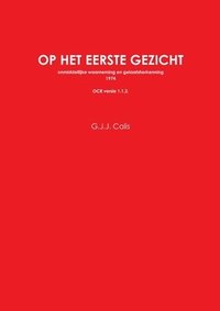 bokomslag Op het eerste gezicht OCR ISBN