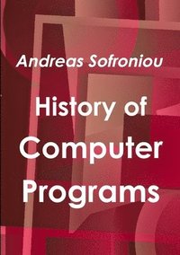 bokomslag History of Computer Programs