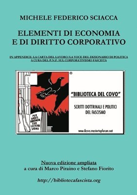 Michele Federico Sciacca, Marco Piraino - Elementi di Economia e di Diritto Corporativo, Häftad