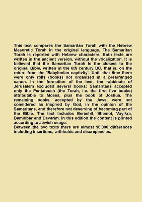 bokomslag Parallel Samaritan and Masoretic Torah