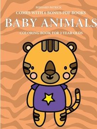 bokomslag Coloring Book for 2 Year Olds (Baby Animals)