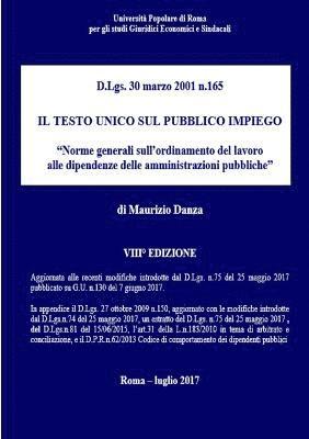 bokomslag IL TESTO UNICO SUL PUBBLICO IMPIEGO VIII edizione