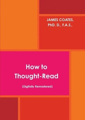 James Coates - How to Thought Read (Digitally Remastered), Häftad