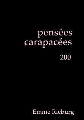 bokomslag pensZes carapacZes 200