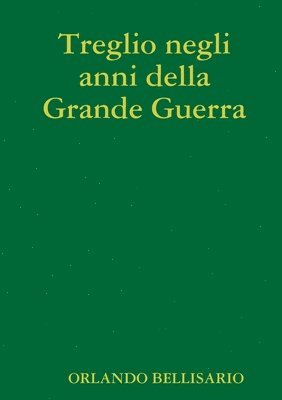 bokomslag Treglio negli anni della Grande Guerra