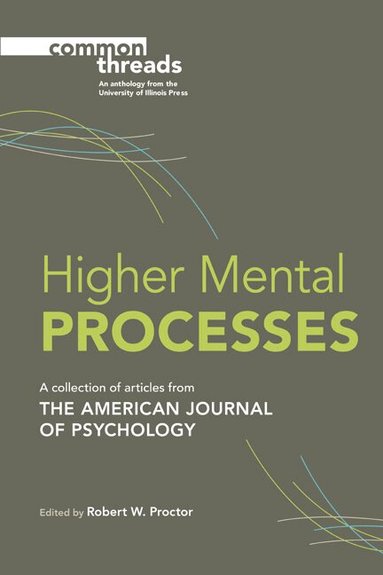 Robert W Proctor - Higher Mental Processes, Häftad