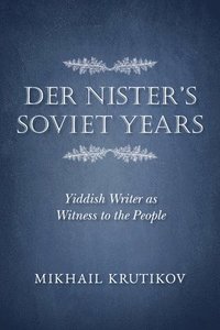 bokomslag Der Nister's Soviet Years