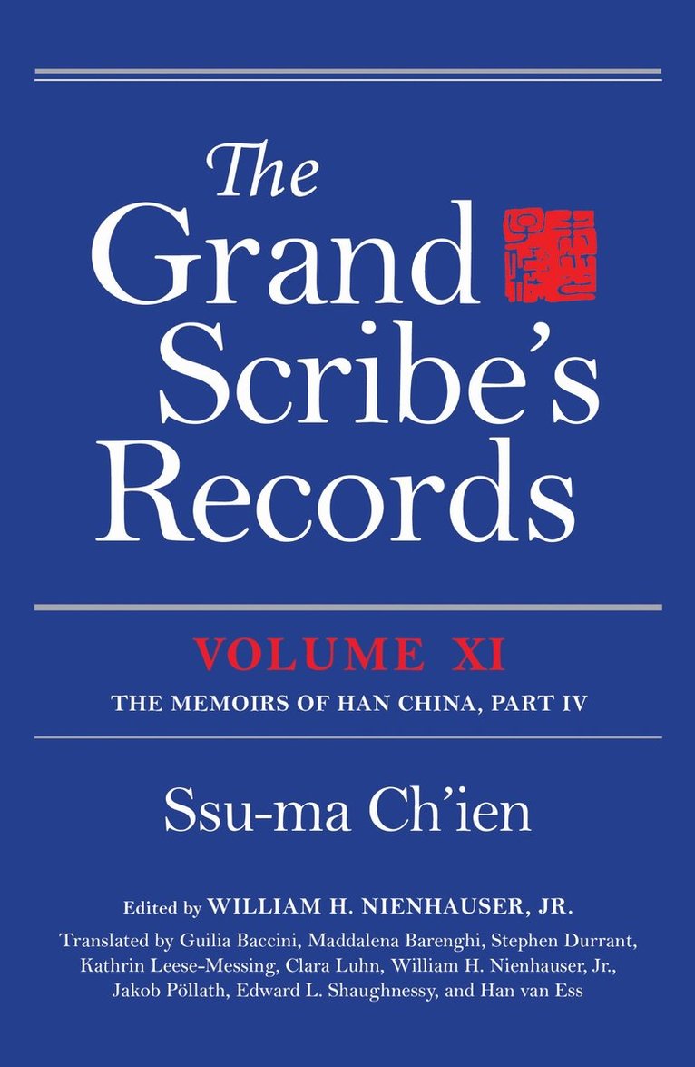 Grand Scribe's Records, Volume XI