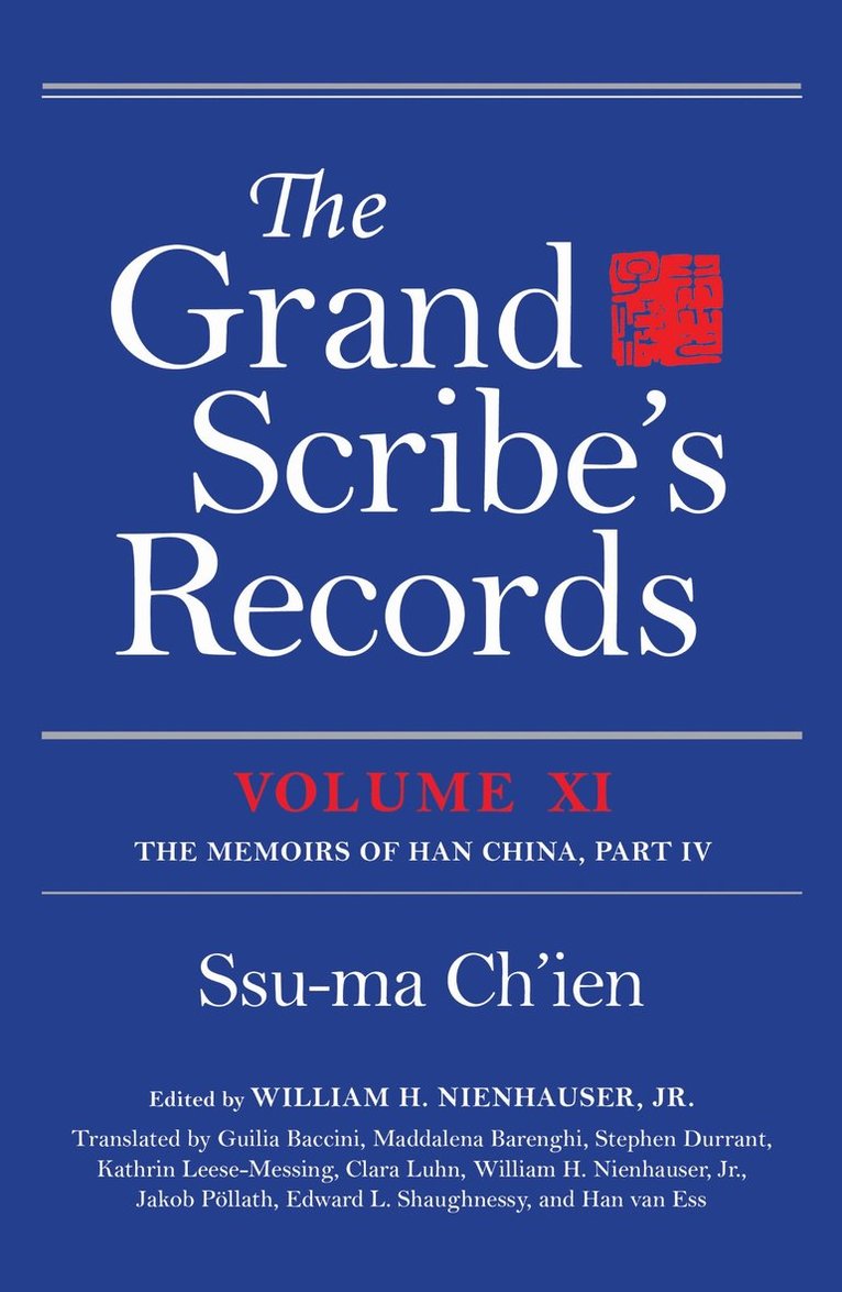 The Grand Scribe's Records, Volume XI 1