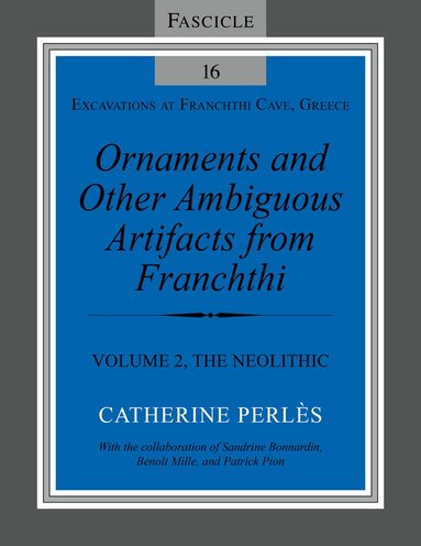 bokomslag Ornaments and Other Ambiguous Artifacts from Franchthi