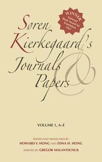 bokomslag Sren Kierkegaard's Journals and Papers, Volume 1