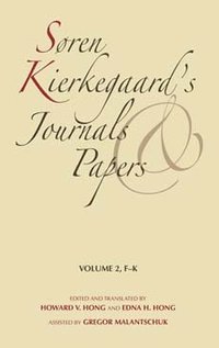 bokomslag Sren Kierkegaard's Journals and Papers, Volume 2