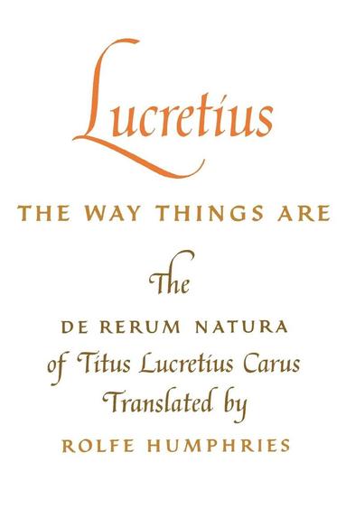 bokomslag Lucretius: the Way Things Are
