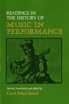 bokomslag Readings in the History of Music in Performance