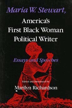 Maryilyn Richardson, Marilyn Richardson - Maria W. Stewart, America's First Black Woman Political Writer, Häftad