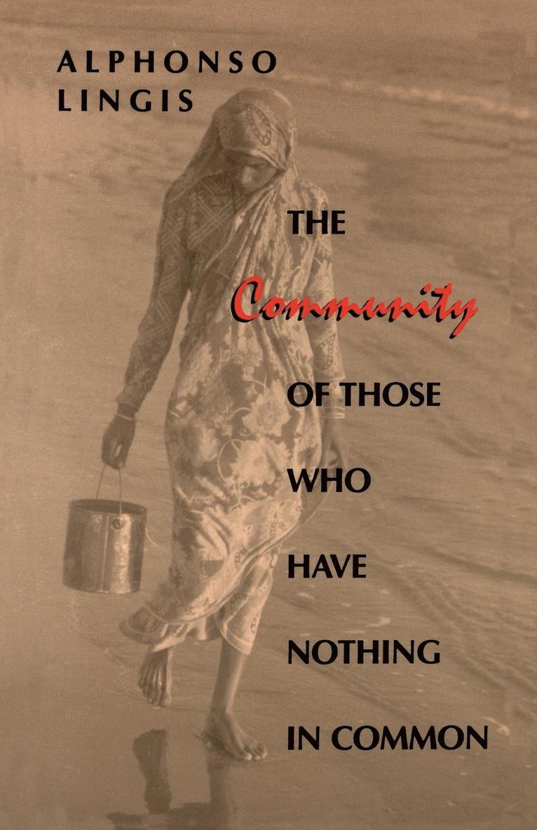 The Community of Those Who Have Nothing in Common 1