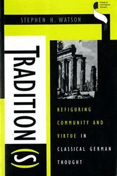 Stephen H. Watson - Tradition(s), Häftad