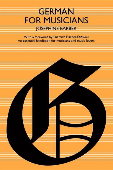 bokomslag German for Musicians