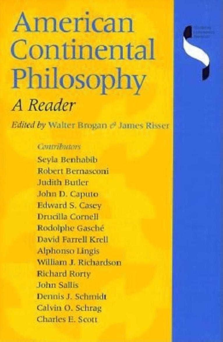American Continental Philosophy 1