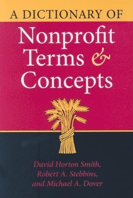 Dictionary of Nonprofit Terms and Concepts