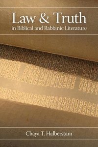 bokomslag Law and Truth in Biblical and Rabbinic Literature