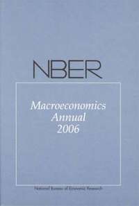 bokomslag NBER Macroeconomics Annual 2006