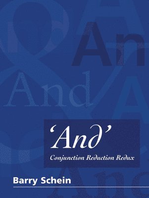 Barry Schein - 'And', Inbunden