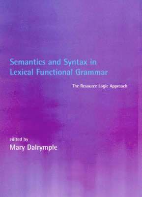 Mary Dalrymple - Semantics and Syntax in Lexical Functional Grammar, Inbunden