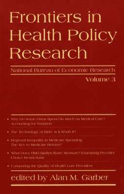 bokomslag Frontiers in Health Policy Research