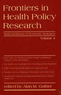 bokomslag Frontiers in Health Policy Research