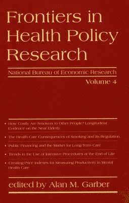 bokomslag Frontiers in Health Policy Research