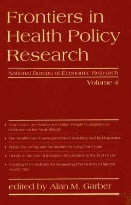 bokomslag Frontiers in Health Policy Research