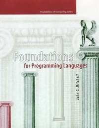 bokomslag Foundations for Programming Languages