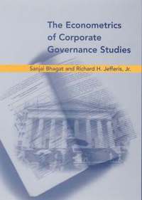 bokomslag The Econometrics of Corporate Governance Studies