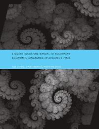 bokomslag Student Solutions Manual to Accompany Economic Dynamics in Discrete Time
