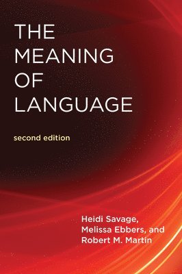 bokomslag Meaning Of Language
