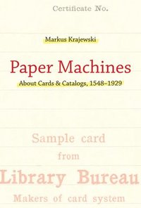 bokomslag Paper Machines