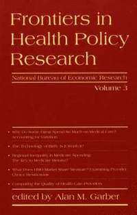 bokomslag Frontiers in Health Policy Research