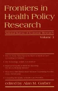 bokomslag Frontiers in Health Policy Research