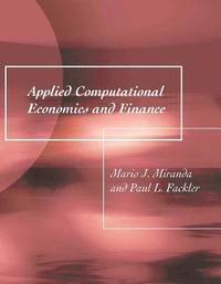 bokomslag Applied Computational Economics and Finance