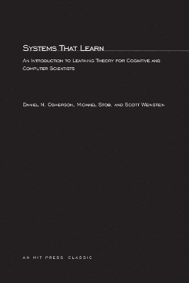 Daniel N. Osherson, Michael Stob, Scott Weinstein - Systems That Learn, Häftad
