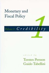 bokomslag Monetary and Fiscal Policy, Volume 1