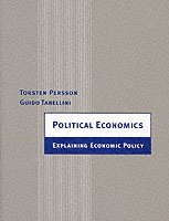 Torsten Persson, Guido Tabellini - Political Economics, Häftad