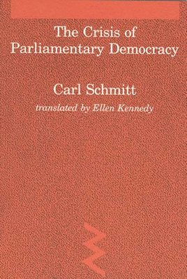bokomslag The Crisis of Parliamentary Democracy