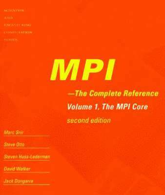 MPI - The Complete Reference 1