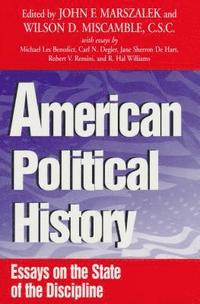 bokomslag American Political History