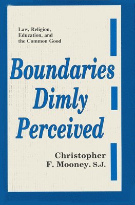 bokomslag Boundaries Dimly Perceived