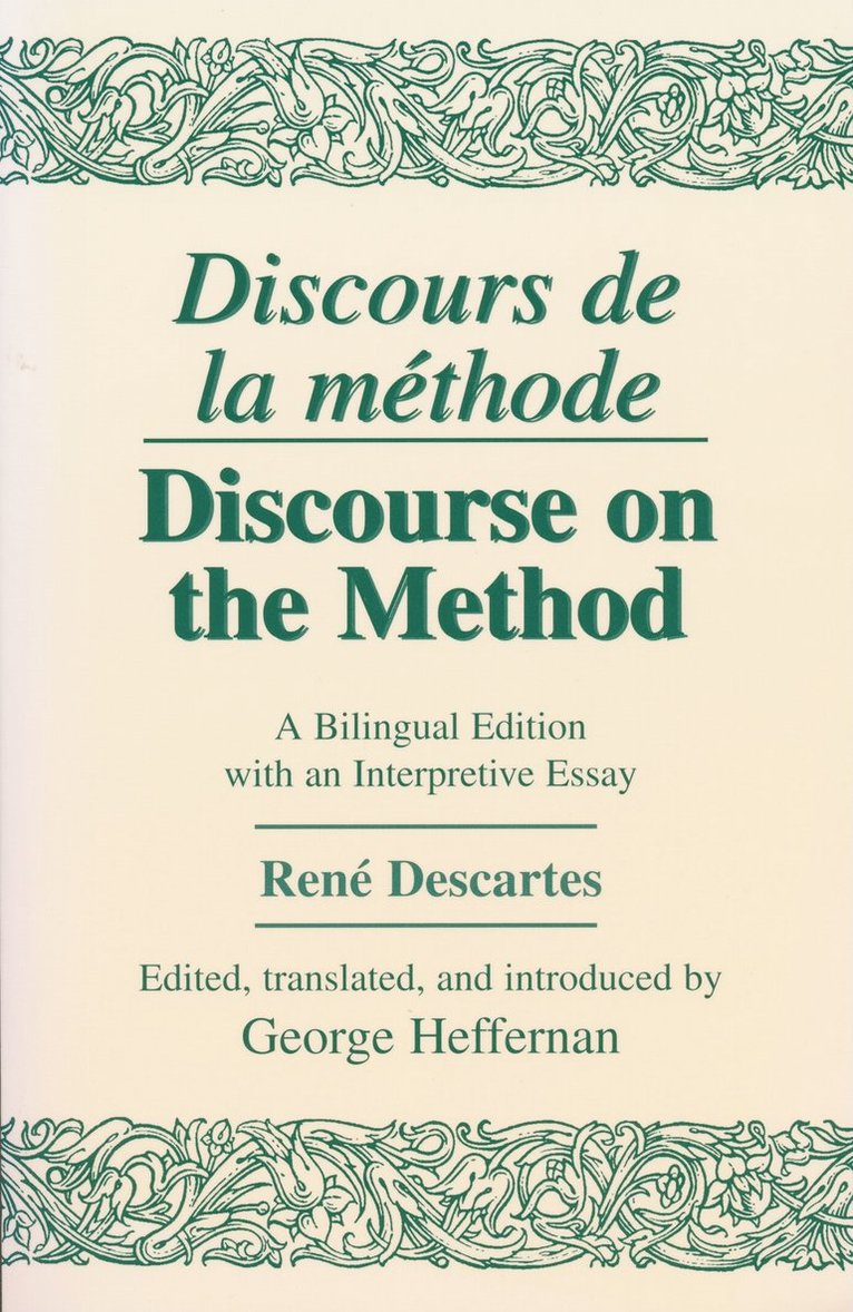 Discours de La Methode/Discourse on the Method 1